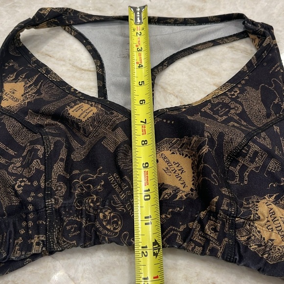 Harry Potter Marauder’s Map Sports Bra Magical Print Junior's Size Medium - Picture 8 of 9